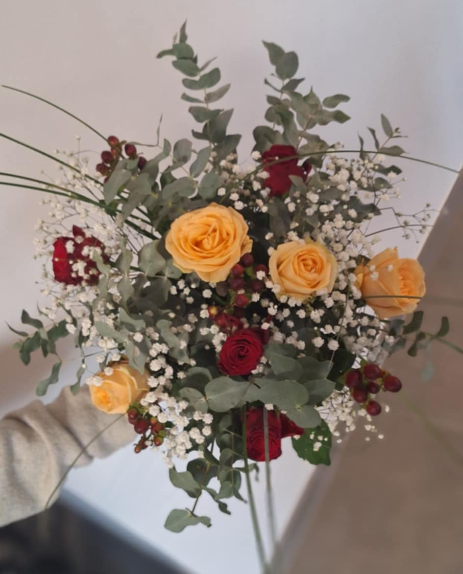 Bouquet passion dorée ⚠️ uniquement sur commande